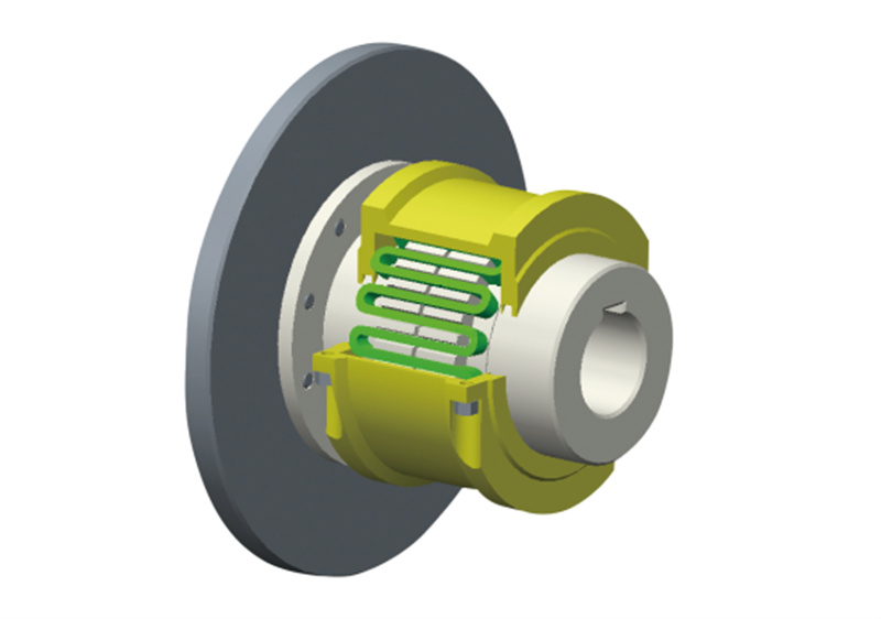 JSP帶制動(dòng)盤(pán)型蛇形彈簧聯(lián)軸器
