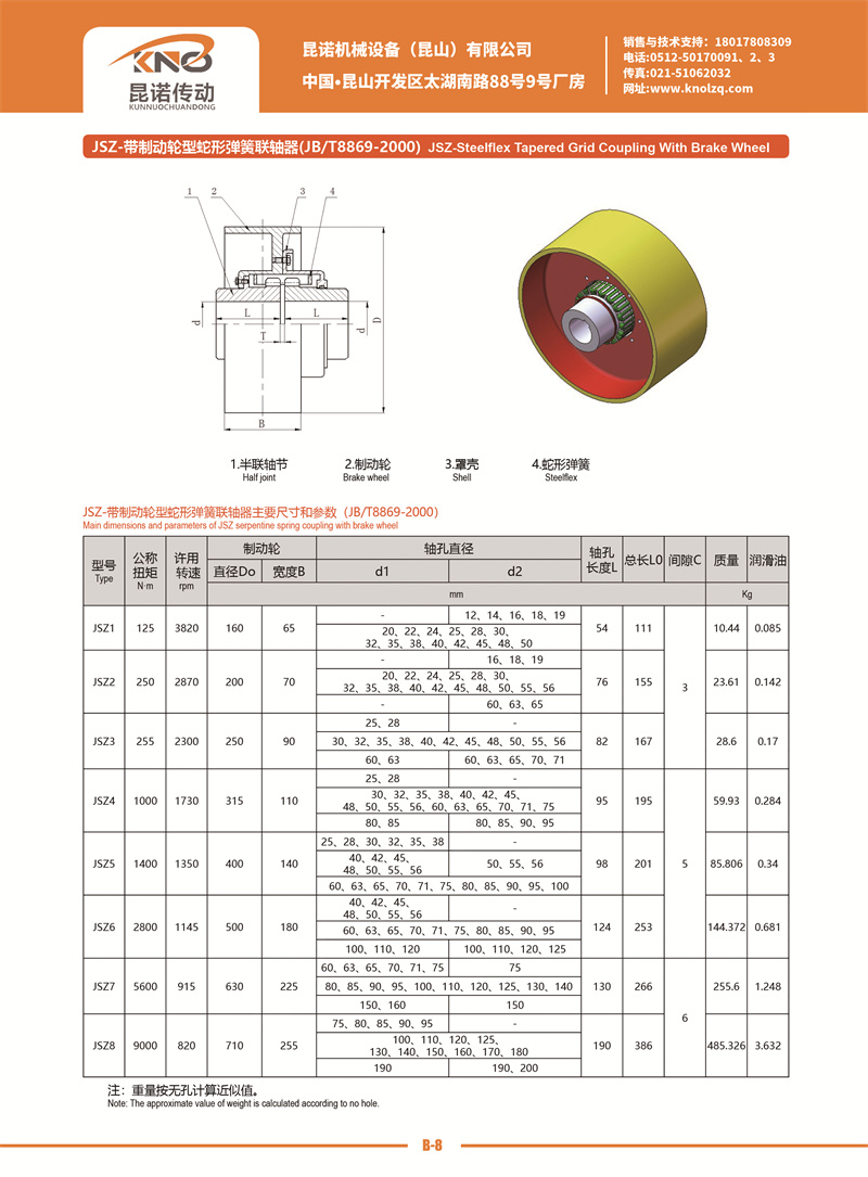 B-8 JSZ帶制動(dòng)輪型蛇形彈簧聯(lián)軸器.jpg
