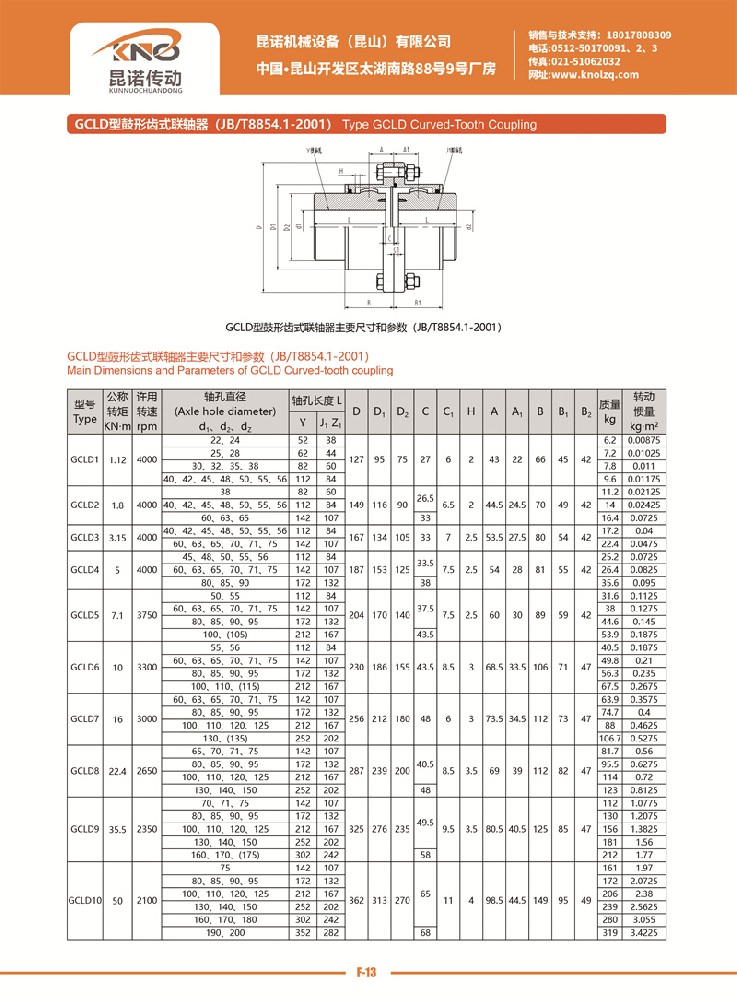 GCLD型鼓形齒式聯(lián)軸器